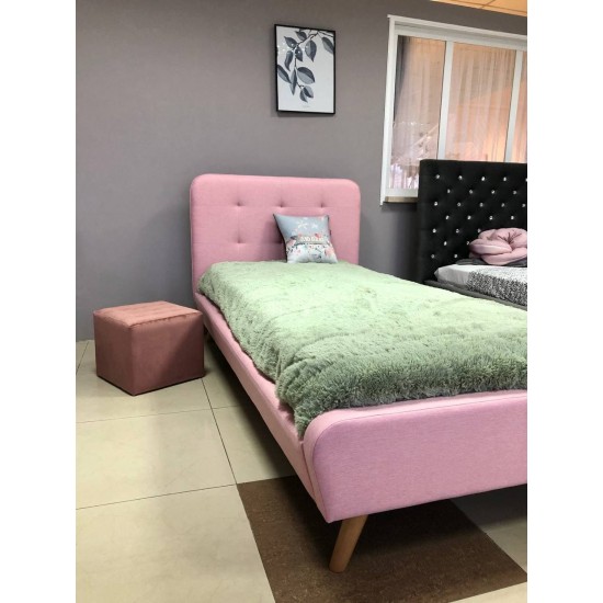 Односпальная кровать Tiffany 90X200 Розовый TIFFANY90R 4