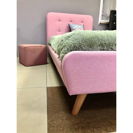 Односпальная кровать Tiffany 90X200 Розовый TIFFANY90R 5