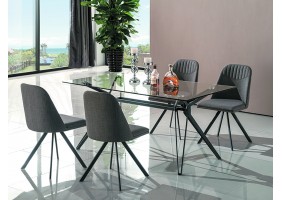 Стол обеденный Tivoli 160х90 см Прозрачный TIVOLITSZ160