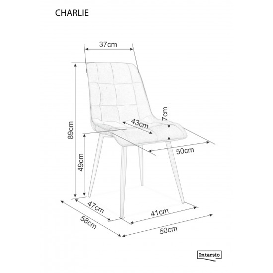 Стул Charlie Черный 5