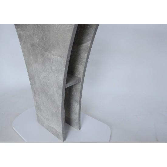 Стол обеденный раскладной Sheridan 110(145)x68 см Белая Аляска / Индастриал 10