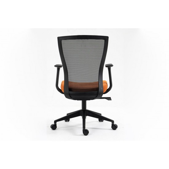 Компьютерное кресло Q-328 Черный / Оранжевый OBRQ328CP 6