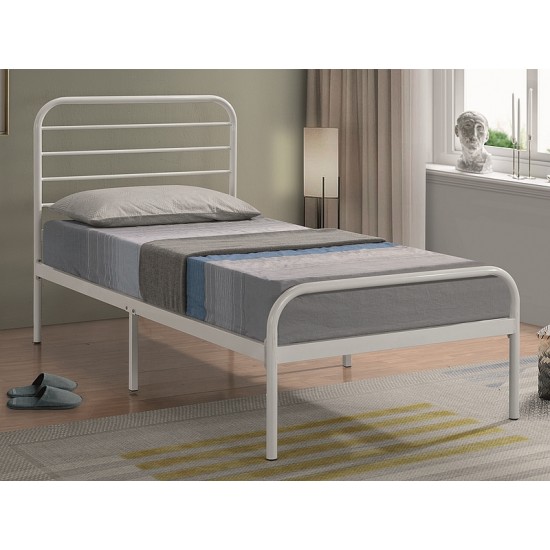Кровать односпальная BOLONIA 90X200 Белый BOLONIAB90 1