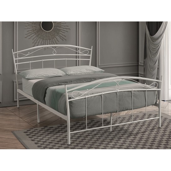 Кровать полуторная SIENA 140X200 Белый SIENAB140 1