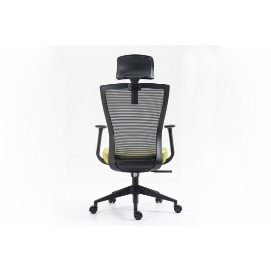 Комп'ютерне крісло Q-328H Чорний / Зелений OBRQ328HCZ 7