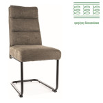 Крісло BERRY BREGO CHAIR Чорний каркас / Оливковий77 BERRYBRCOL