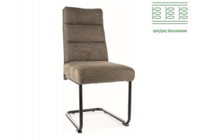 Крісло BERRY BREGO CHAIR Чорний каркас / Оливковий77 BERRYBRCOL