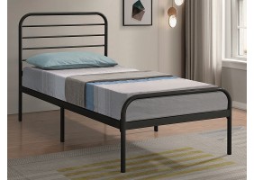 Кровать односпальная BOLONIA 90X200 Черный BOLONIAC90