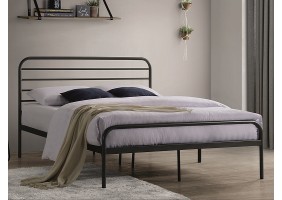 Кровать полуторная BOLONIA 140X200 Черный BOLONIAC140