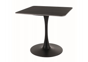 Стол обеденный ESPERO II Черный матовый / Черный 80X80 ESPEROIICC80