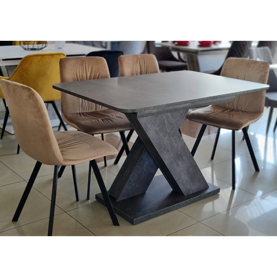 Стіл обідній розкладний Dark A 120(160)x80 Ательє Темний 20