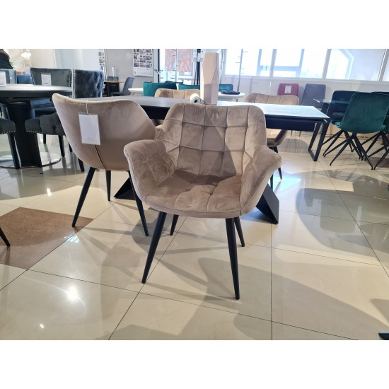 Стілець обідній ELEGANTE Темний Беж 10